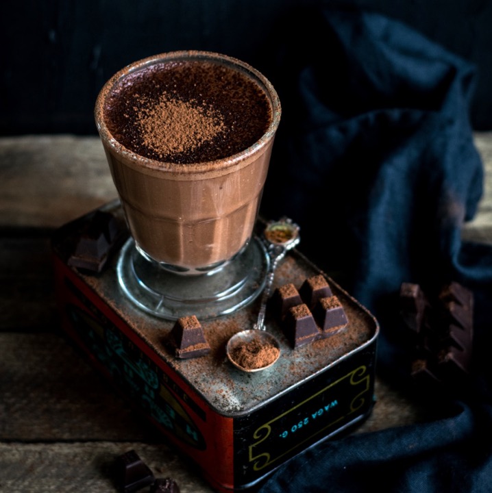 Шоколадно-банановый коктейль 