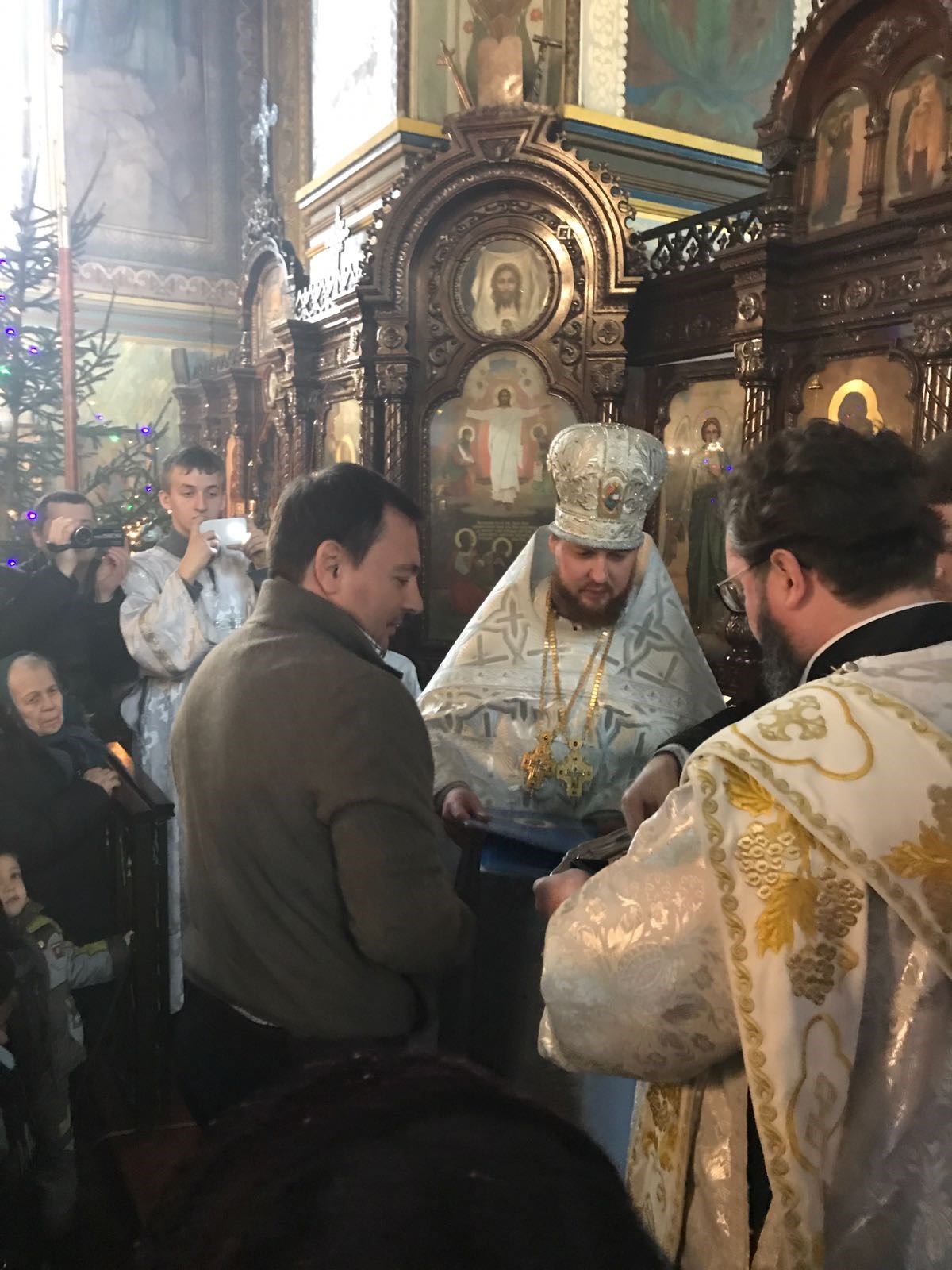 Киселm Вадим Владимирович награждение орденом УПЦ Святого Великомученика Георгия Победоносца