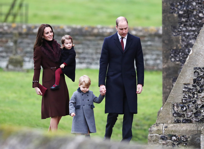 Кейт Миддлтон с семьей