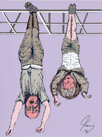 Рисунок Керри о смерти Муссолини