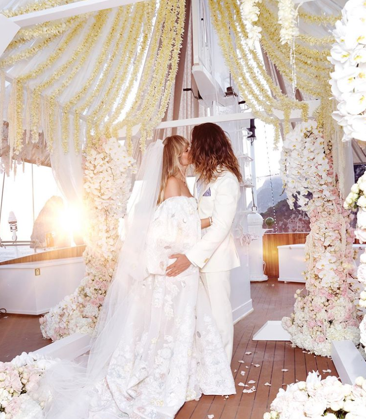 Хайди Клум опубликовала первое фото со свадьбы