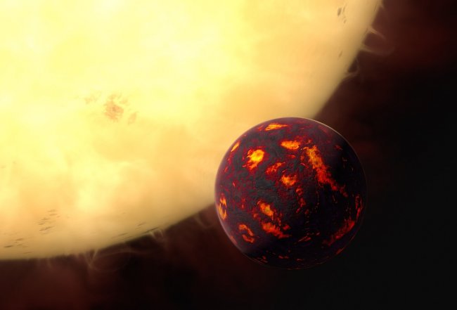 Раскаленная планета 55 Cancri e