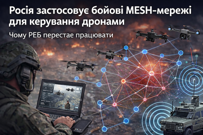 Росія активно застосовує сучасні MESH-технології звʼязку