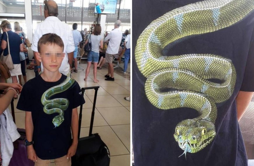 Из-за футболки не пустили в самолет 