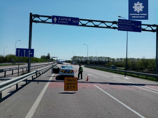 Под Борисполем пьяный водитель скорой устроил ДТП