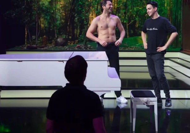 Сергей Притула продемонстрировал голый торс