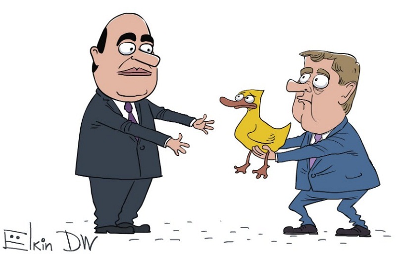 Появилась меткая карикатура на смену власти в России