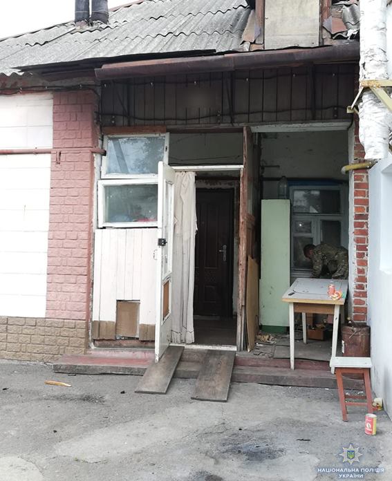 Взрыв в Сумах. Фото: Нацполиция