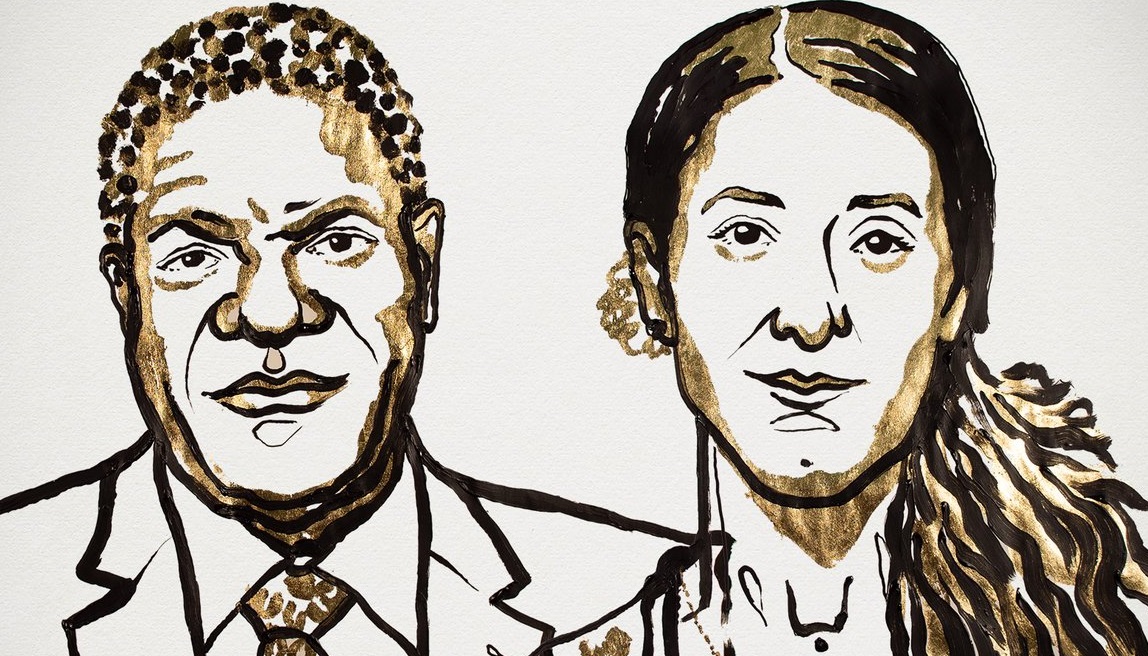 Лауреаты Нобелевской премии мира - Денис Муквеге и Надя Мурад
