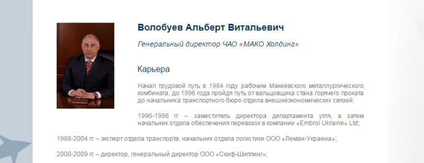 Информация об Альберте Волобуеве