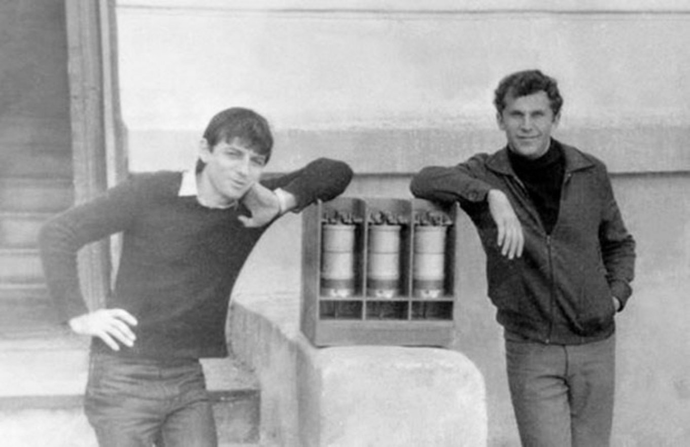 Олексій Чалий (праворуч) та Олег Червінський (архівне фото, початок 90-х років)