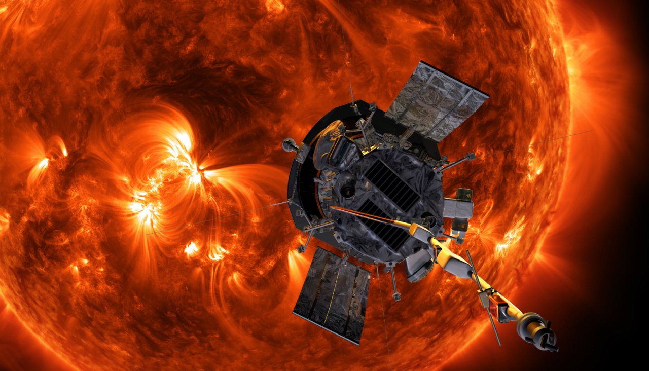 Фото: исследовательский аппарат Parker Solar Probe