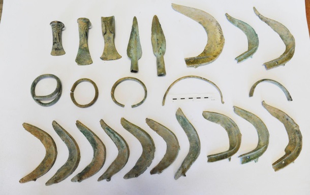 Найденные артефакты бронзового века