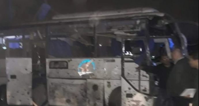 В Египте взорвался туристический автобус