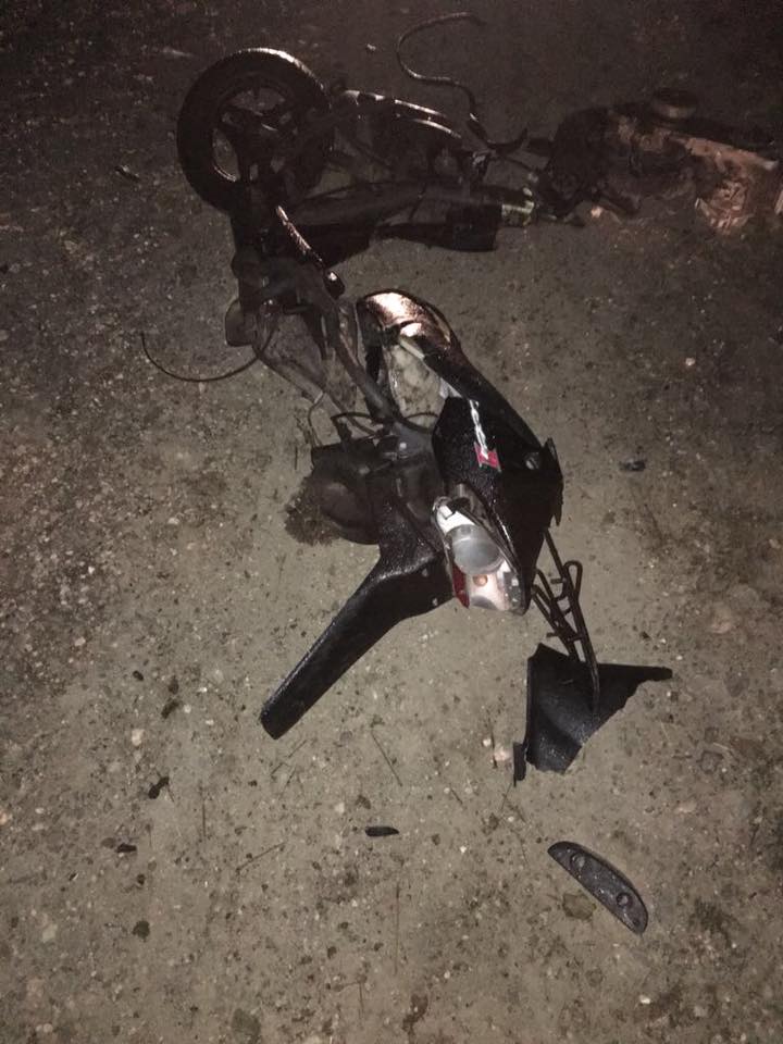 В результате аварии двое скутеристов погибли на месте