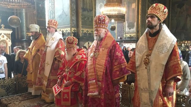 К Филарету на празднование приехали только 4 епископа