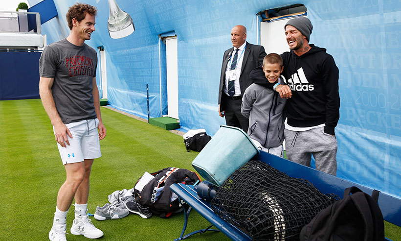 Ромео и Дэвид на Aegon Championships Tennis 2016