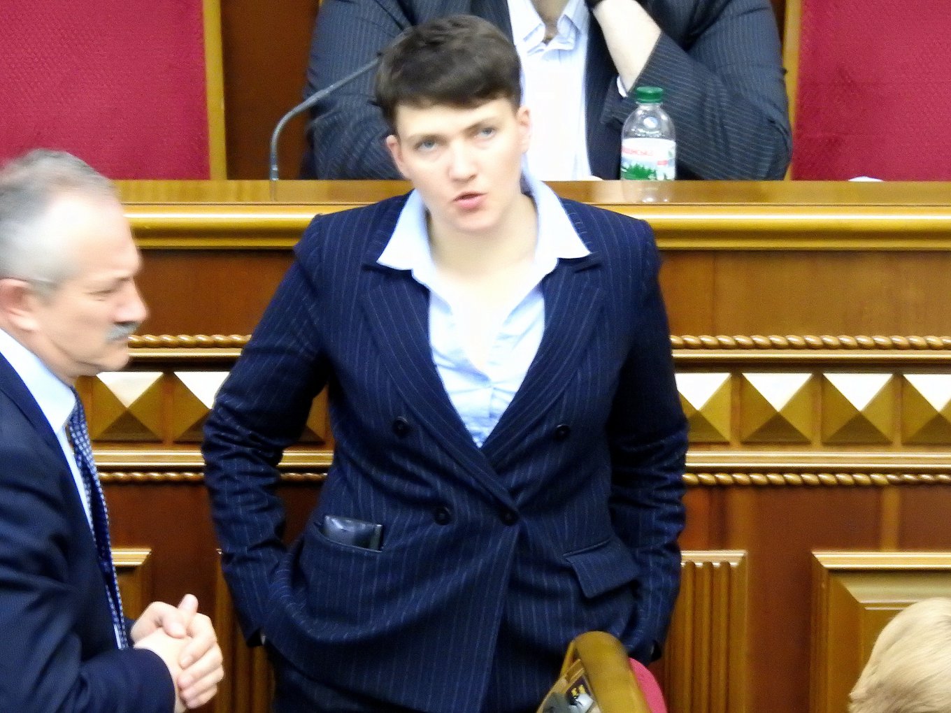 Савченко на заседании парламента, фото: Изым Каумбаев, "Страна"