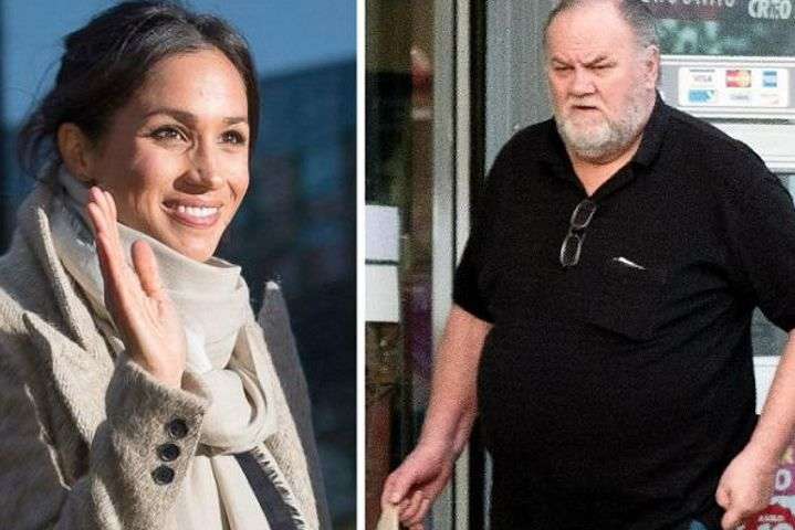 Меган Маркл и ее отец Томас Маркл