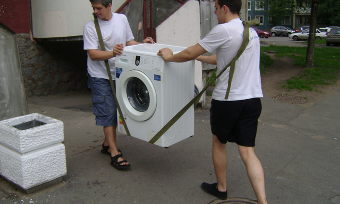 как перевозить стиральную машину