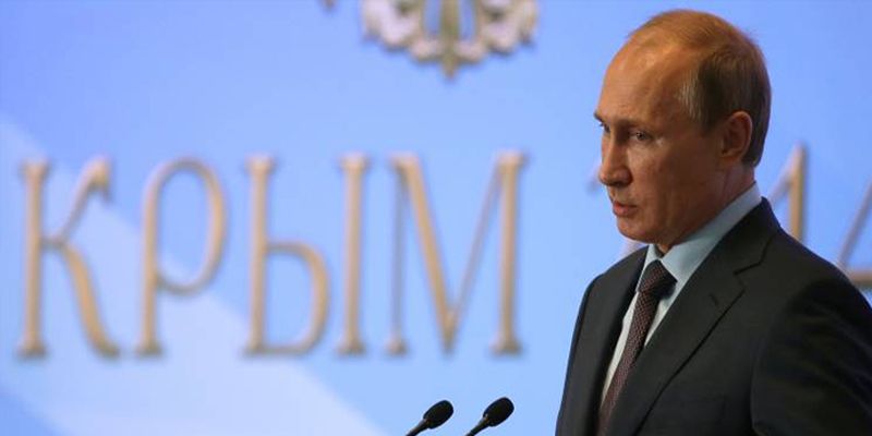 Владимир Путин в Крыму