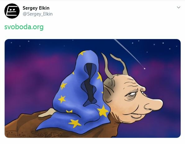 Путина высмеяли в Сети новой яркой карикатурой