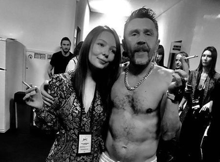 Серафима Шнурова с отцом