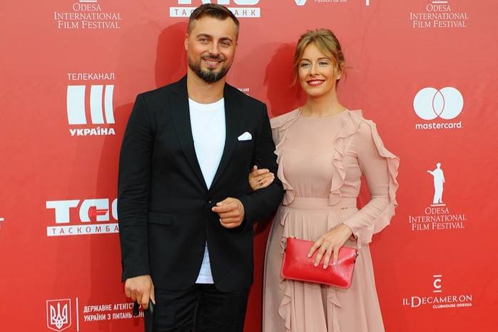 Елена Кравец с мужем