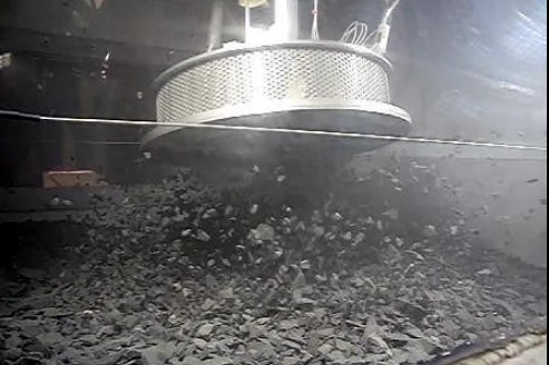 Наземные испытания манипулятора OSIRIS-REx