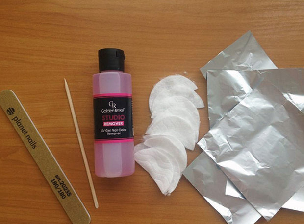 Как снять гель лак в домашних условиях