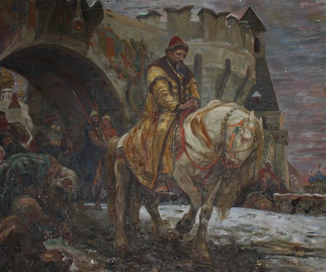  Картина: Тайный выезд Ивана Грозного перед опричниной