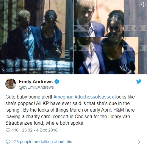 Свежее фото беременной Меган Маркл