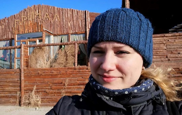 Людмила Волошина во время поездки в Казахстан