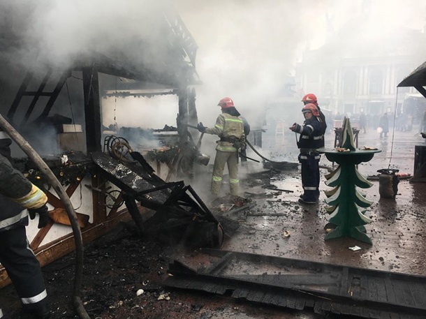 Взорвалась будка реберни во Львое