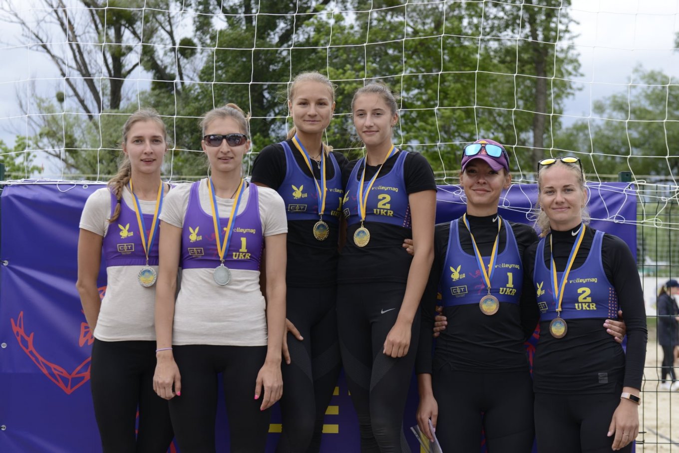 Ангелина Хмель / Татьяна Лазаренко 2 место Инна Махно / Ирина Махно 3 место Валентина Давыдова / Диана Лунина