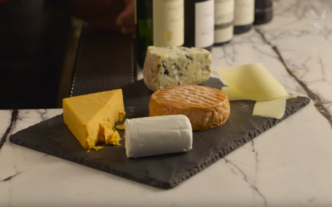 шампанское и сыр