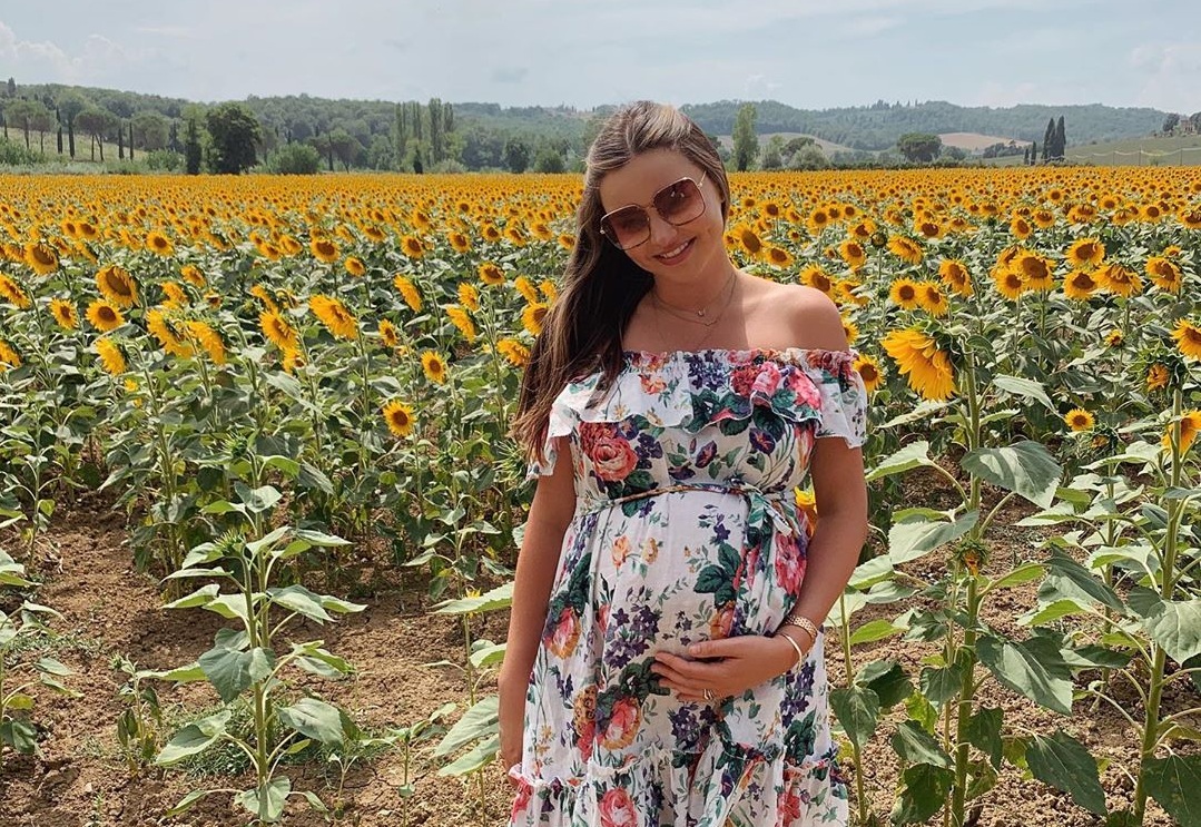 Миранда Керр во время беременности