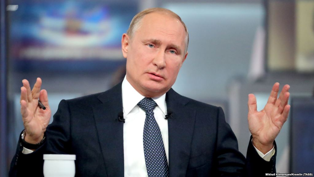 Прeзидeнт РФ Влaдимир Путин