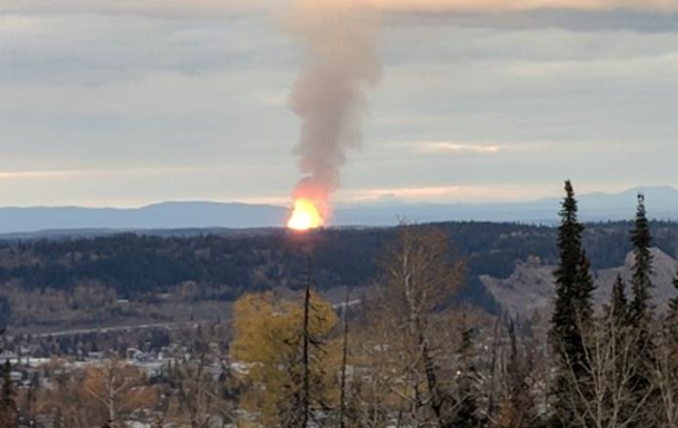 В Канаде произошел взрыв на газопроводе