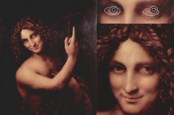 У Леонардо да Винчи было прерывистое расходящееся косоглазие