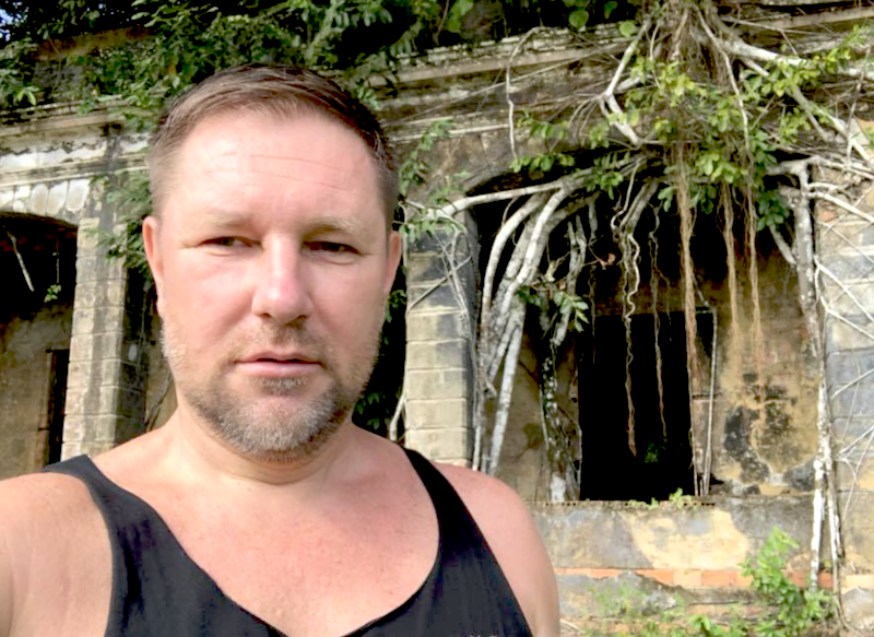 Константин Стогний во время экспедиции по джунглям Амазонии