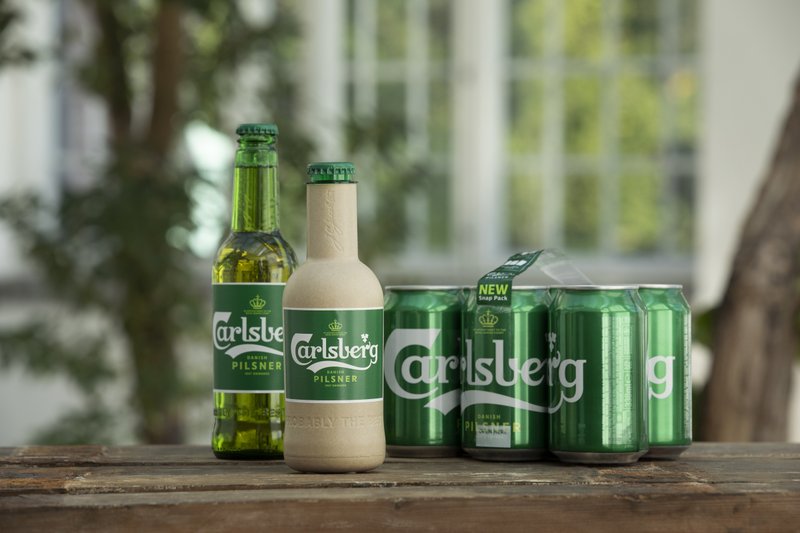 В Дании разработаны бумажные пивные бутылки
