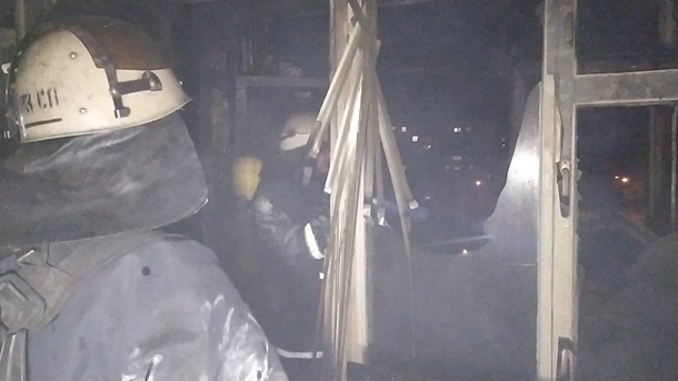 В Запорожье произошел пожар в многоэтажке