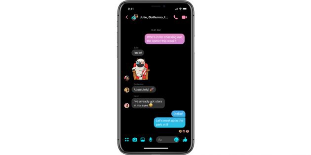Фейсбук добавил новые темы