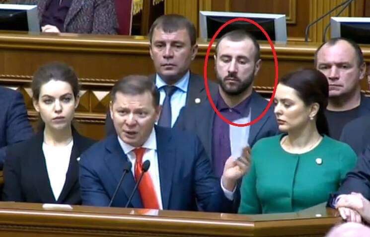 Олег Ляшко и его соратник Сергей Рыбалка