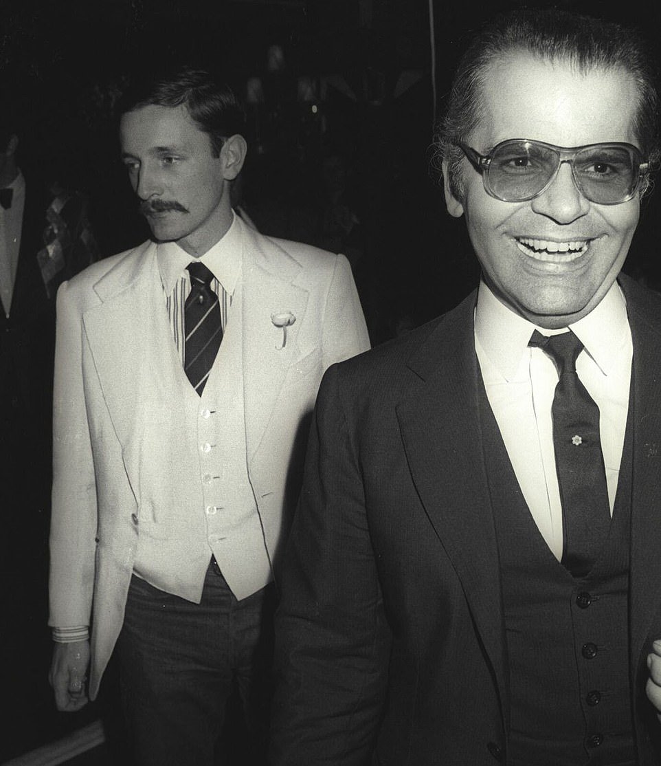 Жак де Башер и Карл Лагерфельд