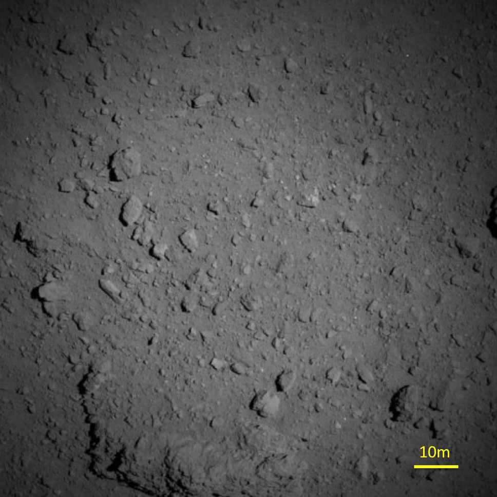 Aстероид Рюгу (162173 Ryugu) с высоты 1 км. 