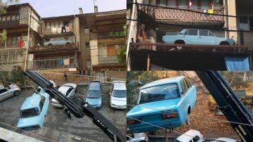 Автомобиль простоял на балконе 27 лет