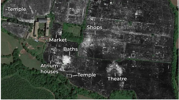 Археологи исследовали целый древнеримский город, скрытый под землей