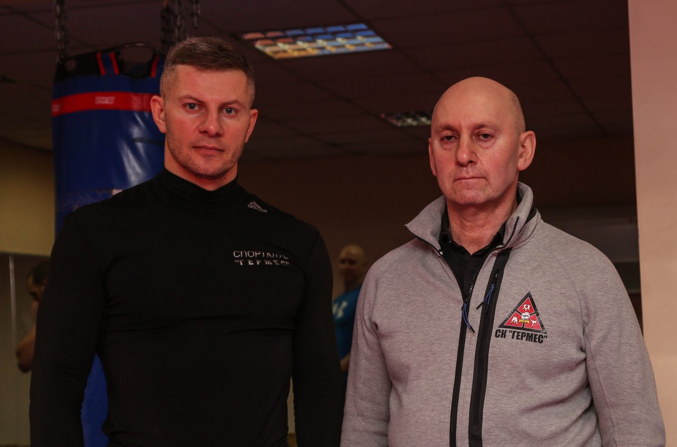 Марк Михайлович Кравченко и его воспитаник Александ Мисюра